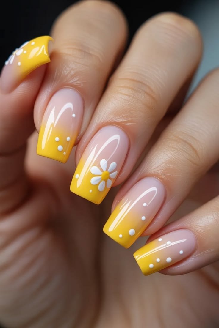 Yellow Daisy Coffin